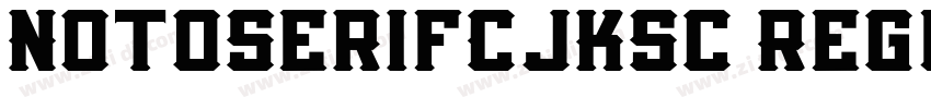 NotoSerifCJKsc Regul字体转换